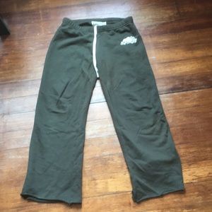 Olive Green Roots Sweatpants